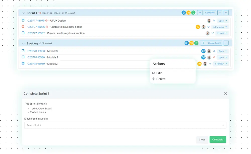 バックログ管理