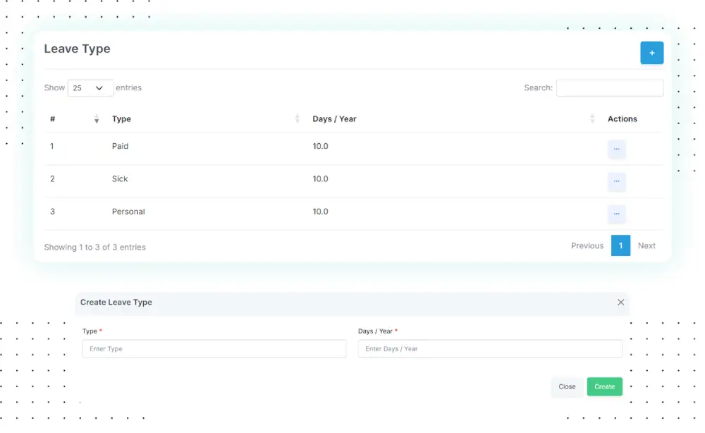 柔軟な休暇タイプ