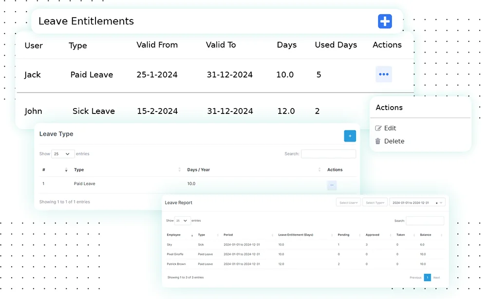 休暇ポリシージェネレーター