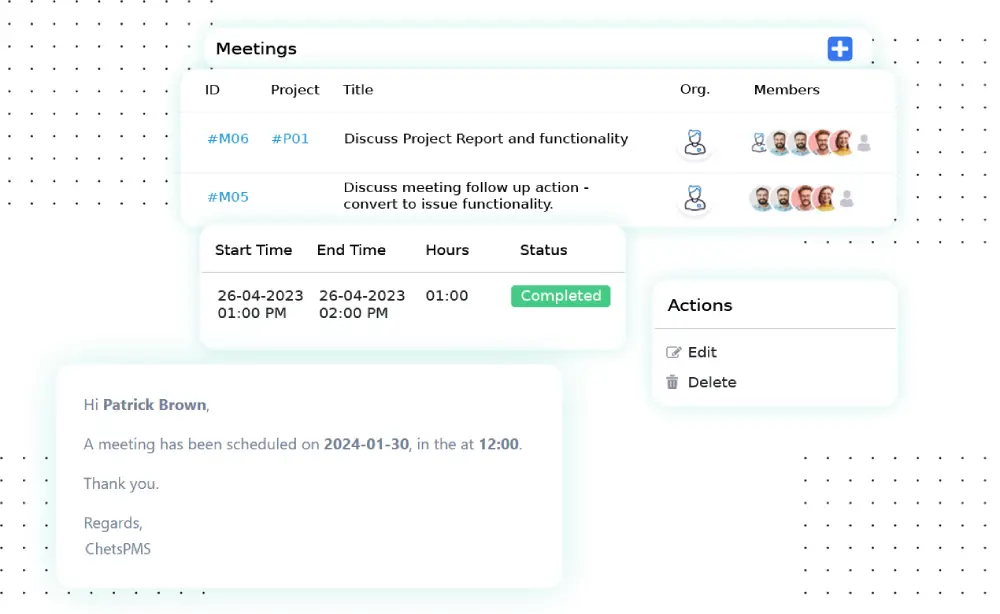 自動リマインダー＆通知