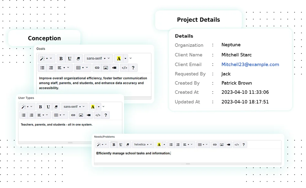 プロジェクトの詳細と構想