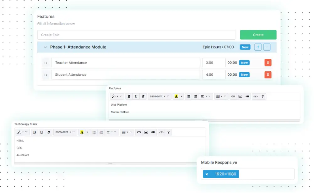 プロジェクトの特徴と技術