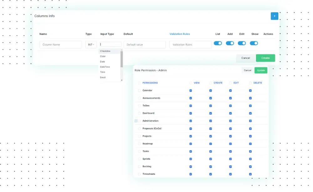 モジュールの権限を他の人に設定する