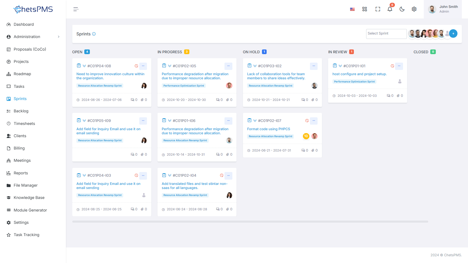 Cos'è Sprint Management?